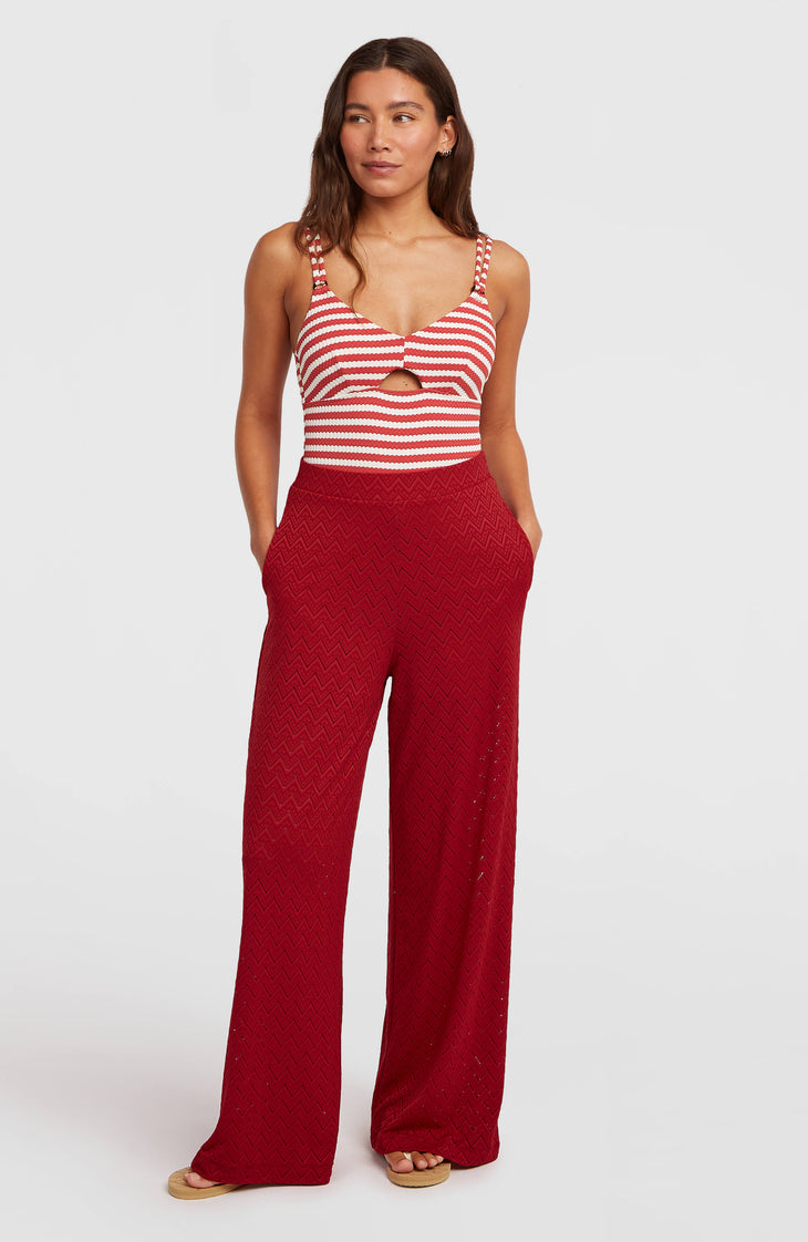 O'Riginals Wide-Leg Pants | Midnight Poppy