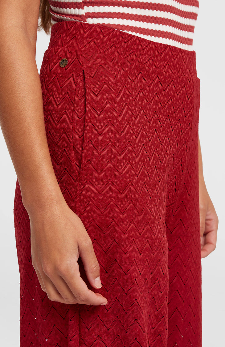 O'Riginals Wide-Leg Pants | Midnight Poppy