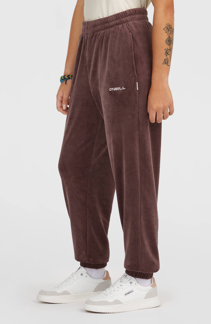 FWC'Cruz Velour Sweatpants | Purple Gray