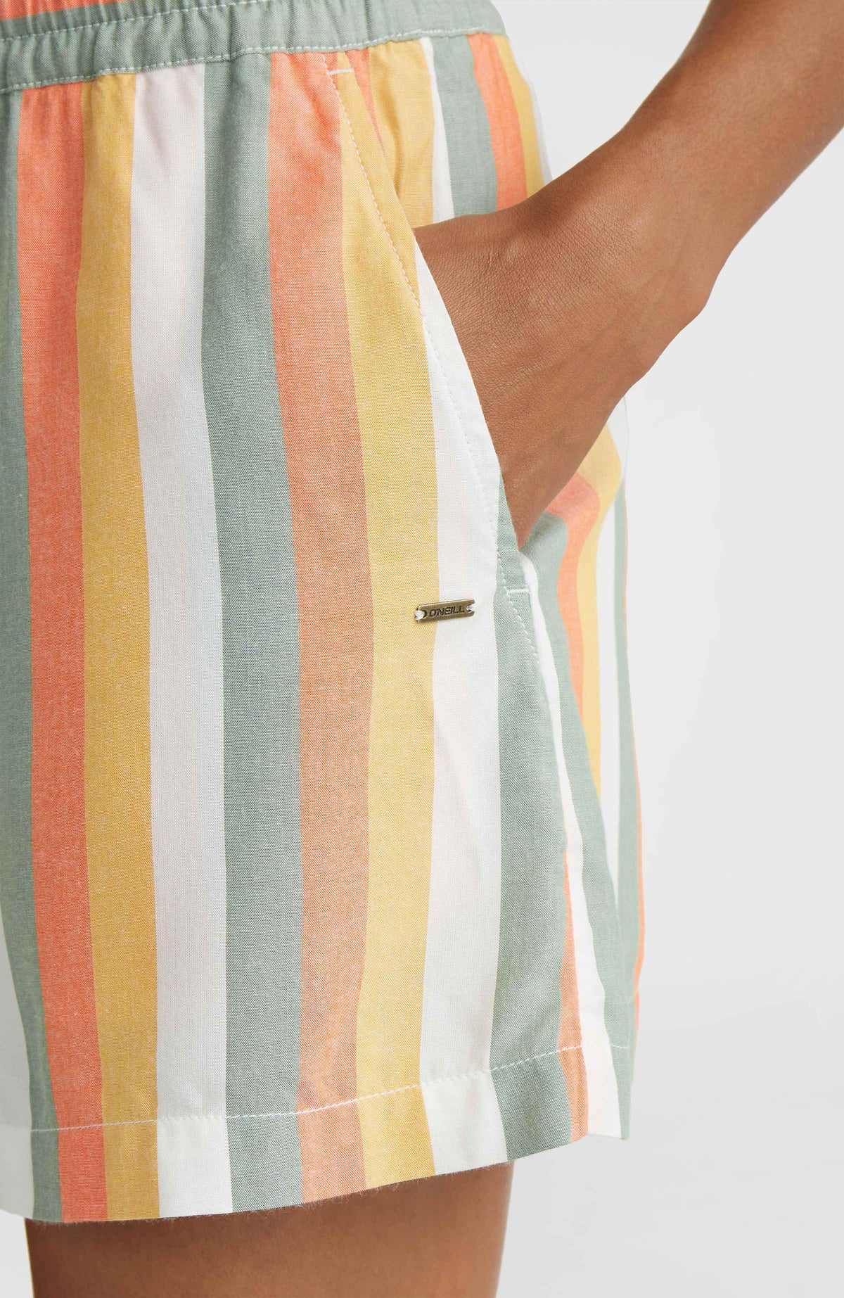 Amiri Beach Shorts | Orange Multistripe