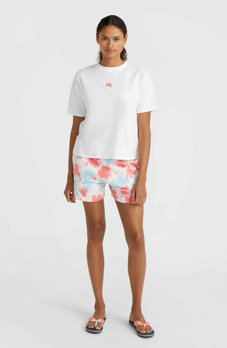 Women Of The Wave Sweat Shorts | Pink Ice Cube Tie Dye