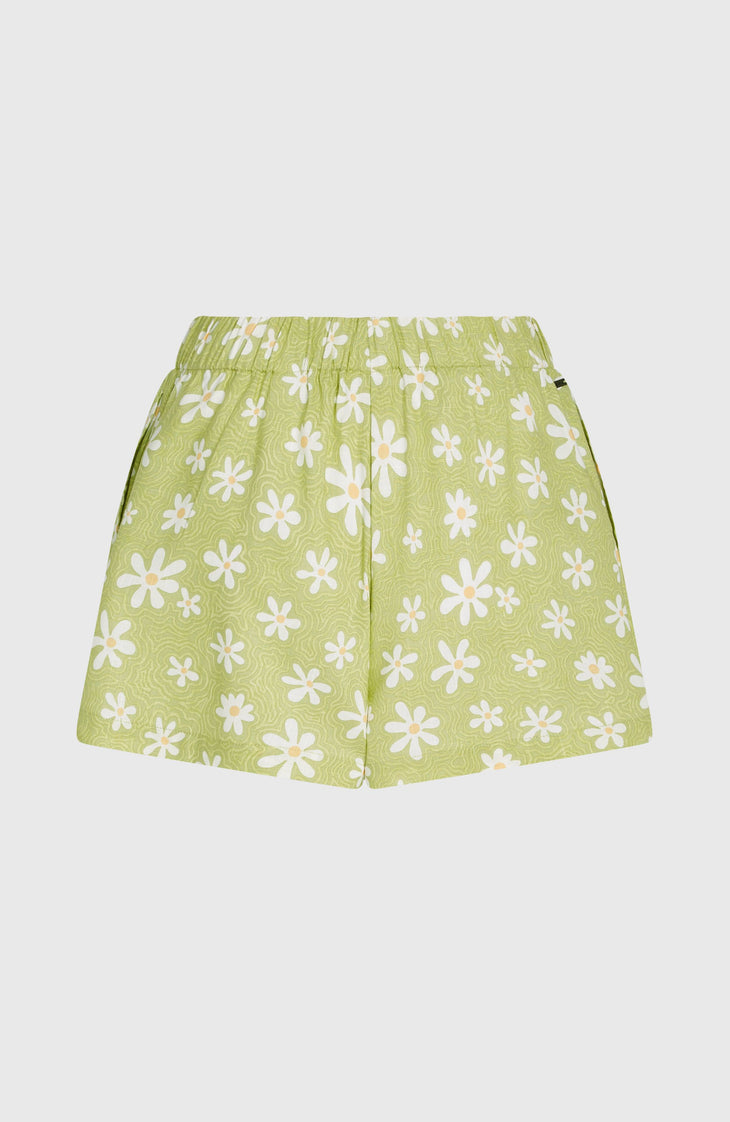 Beach Vintage Shorts | Green Daisyline