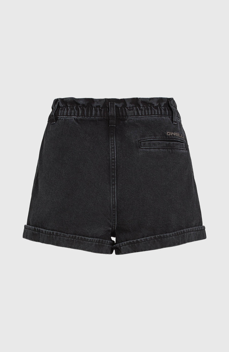 Tasia Paperbag Shorts | Black Out