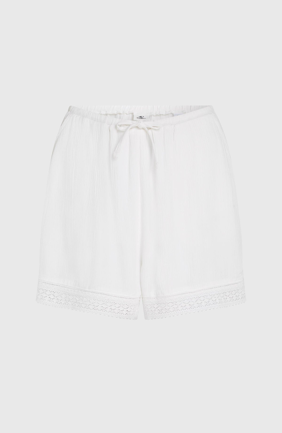 Essentials Embroidery Shorts | Snow White