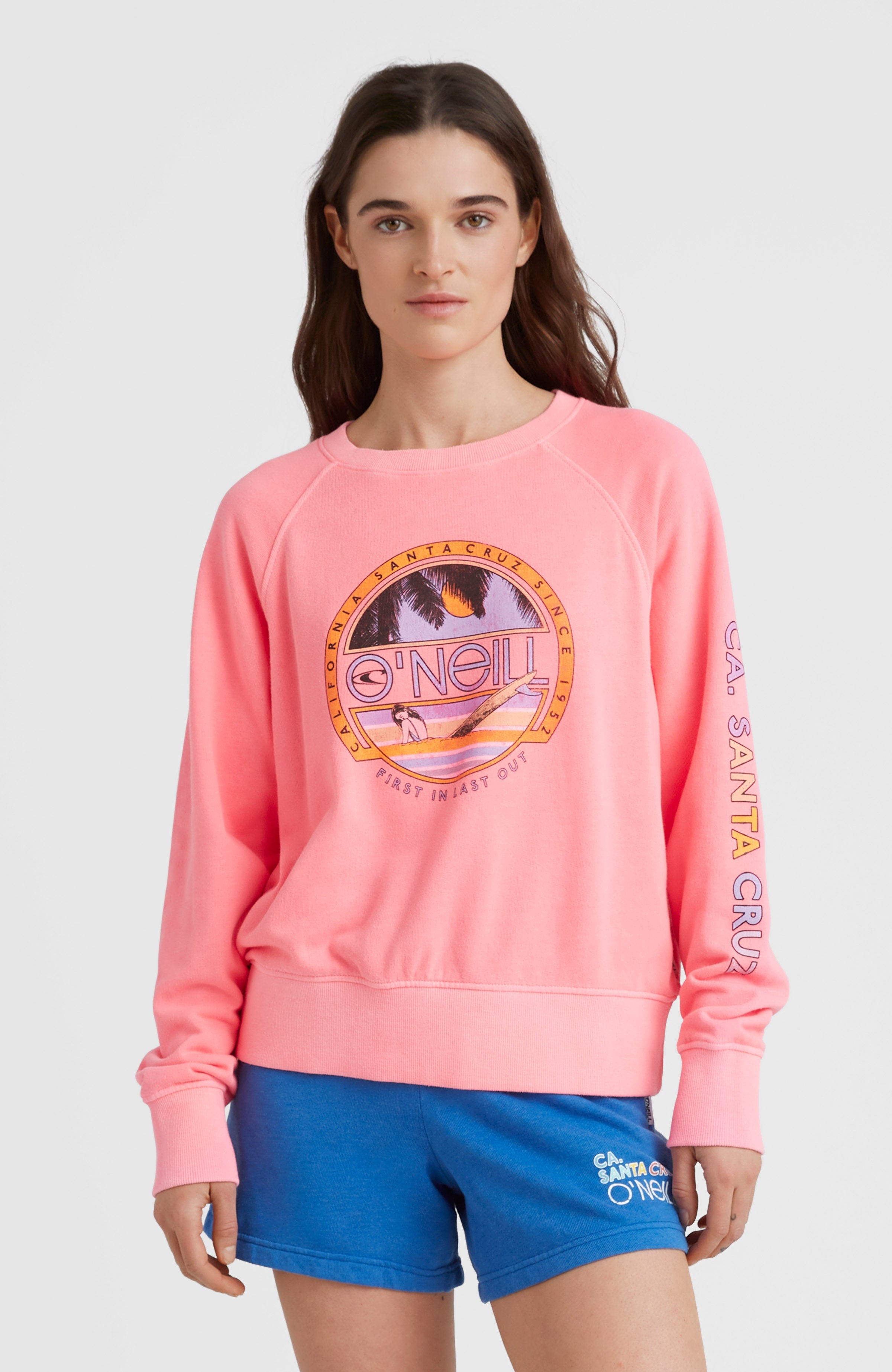 Cult Shift Crew Sweatshirt | Diva Pink – O'Neill