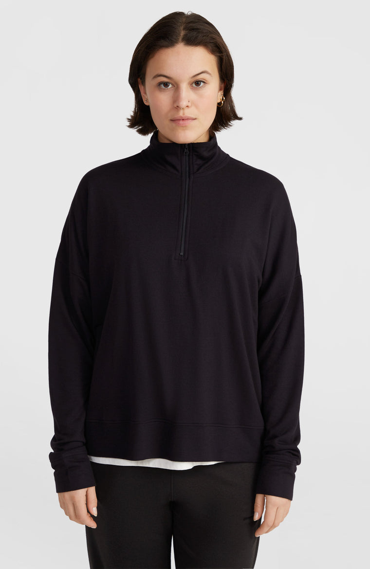 Half-Zip Sweatshirt | Black Out Half-Zip Sweatshirt | Black Out
