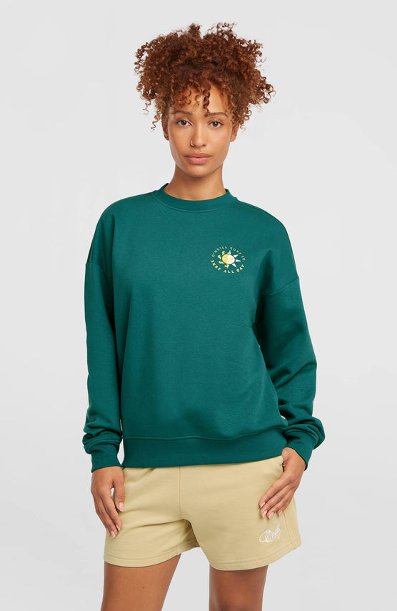 Summer Musthave Crewneck Sweatshirt | Botanical Heat