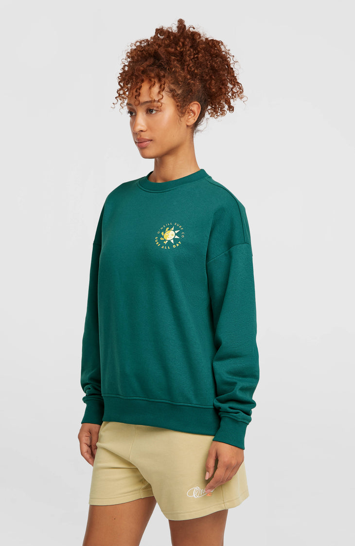 Summer Musthave Crewneck Sweatshirt | Botanical Heat