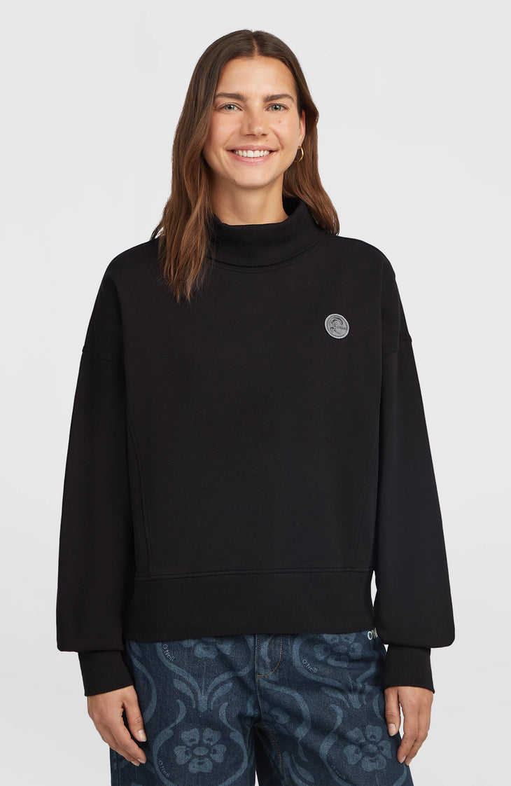 O'Riginals High-Neck Crew Sweatshirt | Black Out