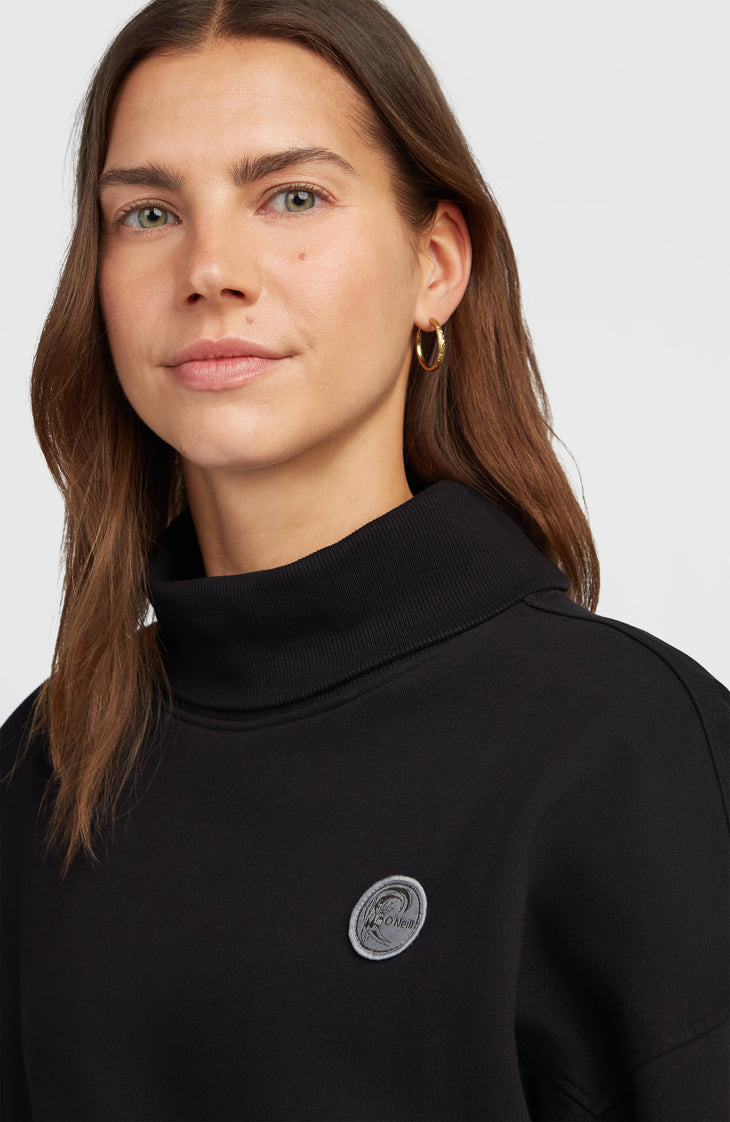 O'Riginals High-Neck Crew Sweatshirt | Black Out