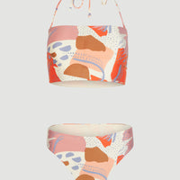 Longline Jen Love Bandeau Bikini Set | Patchwork Print