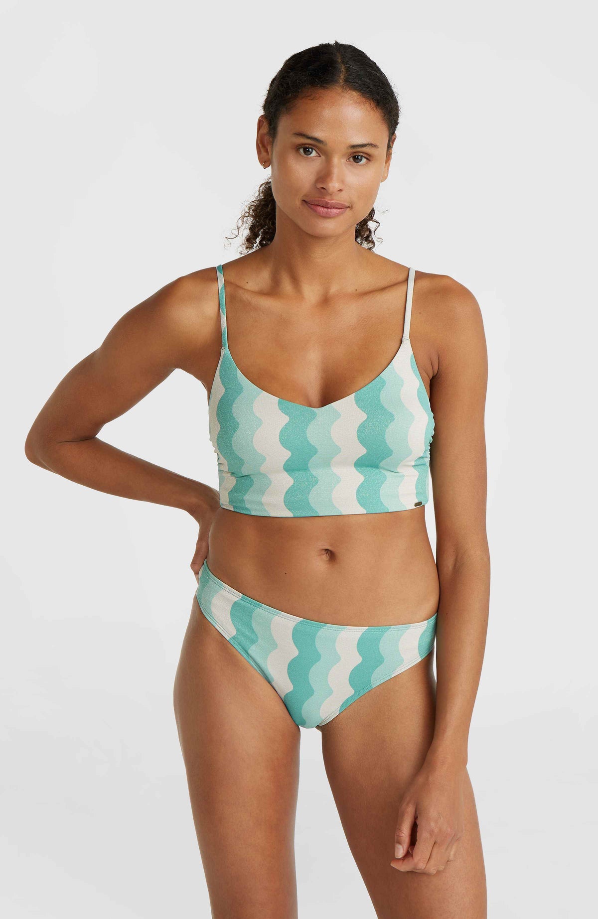 O'Neill Beach Vintage Midles Rita Bikini Set | Blue Big Waves