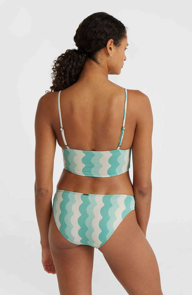 O'Neill Beach Vintage Midles Rita Bikini Set | Blue Big Waves