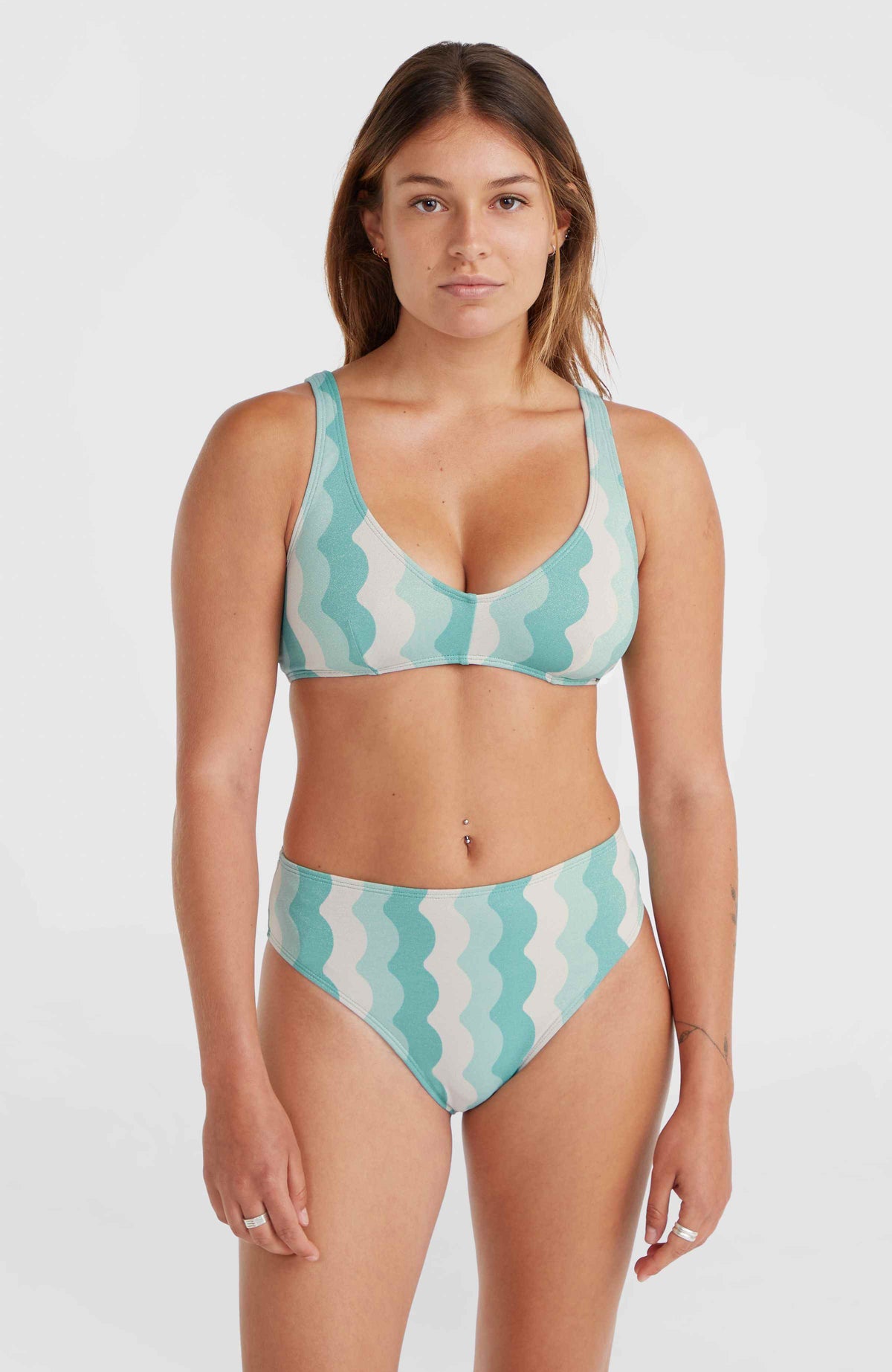 O'Neill Beach Vintage Haley Bikini Set | Blue Big Waves