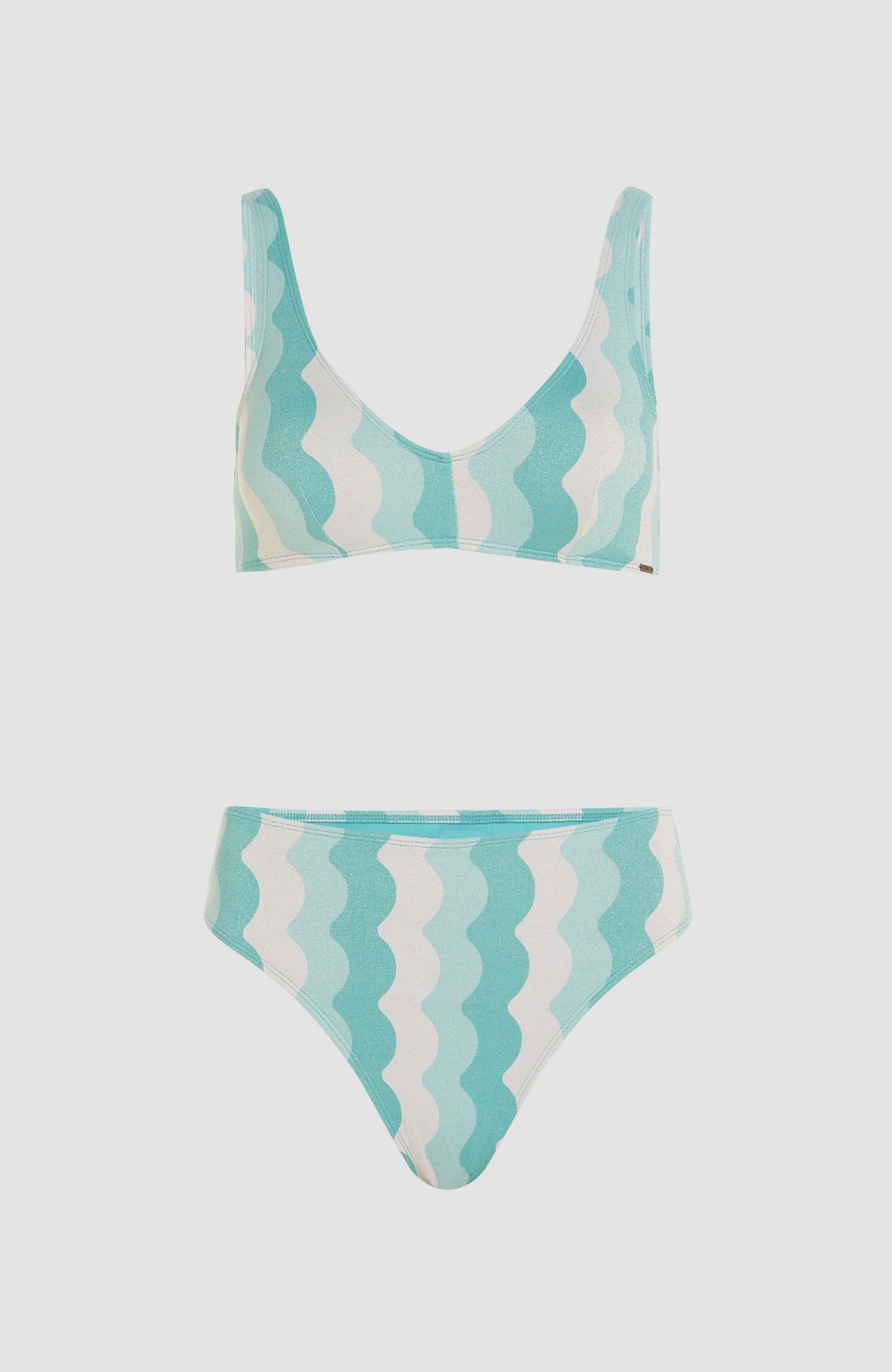 O'Neill Beach Vintage Haley Bikini Set | Blue Big Waves