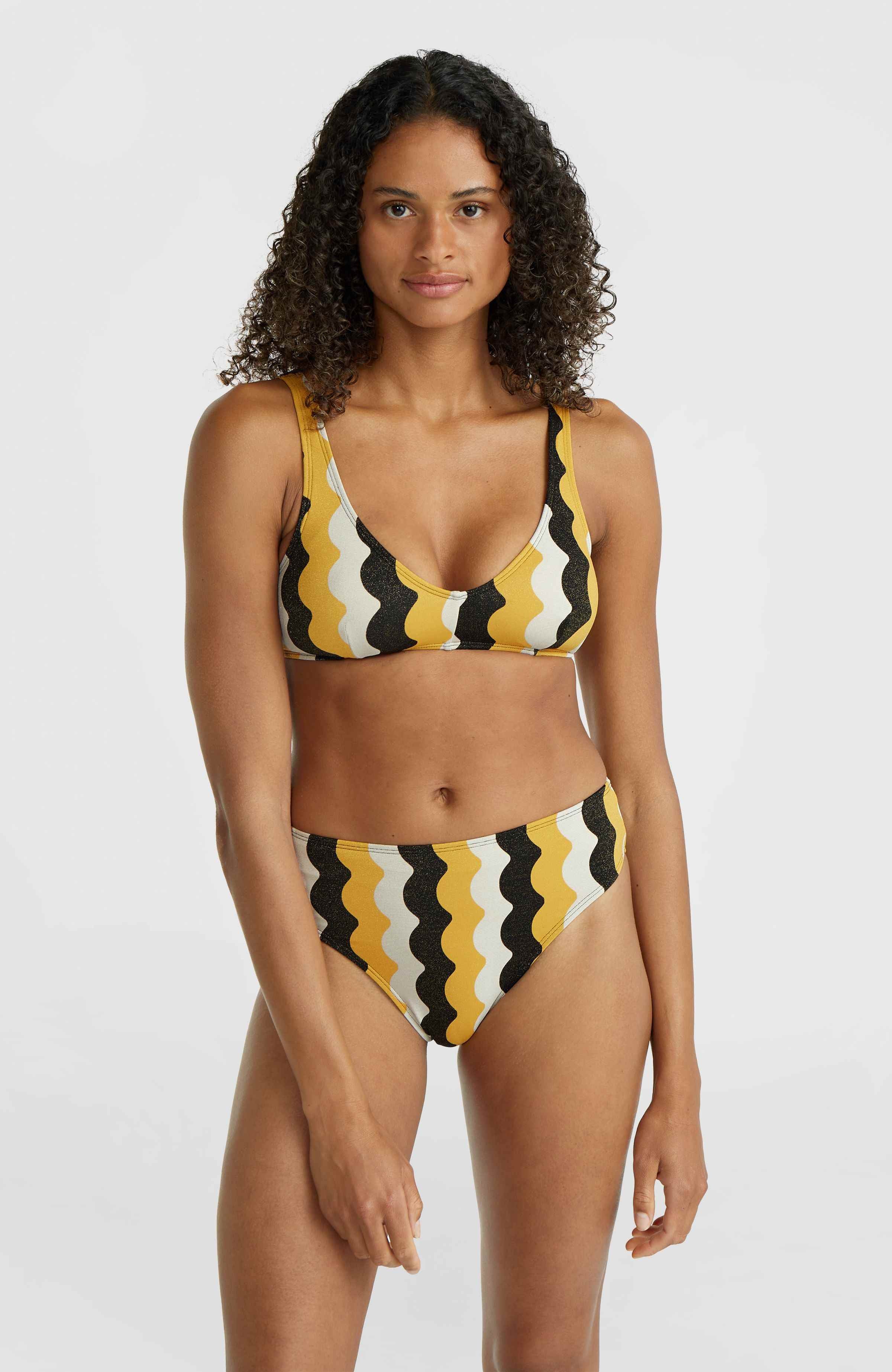 ★おが AMERI✳︎HAILEY WAVE ART SWEAT O'Neill Beach Vintage Haley Bikini Set | Black Bigwaves – O