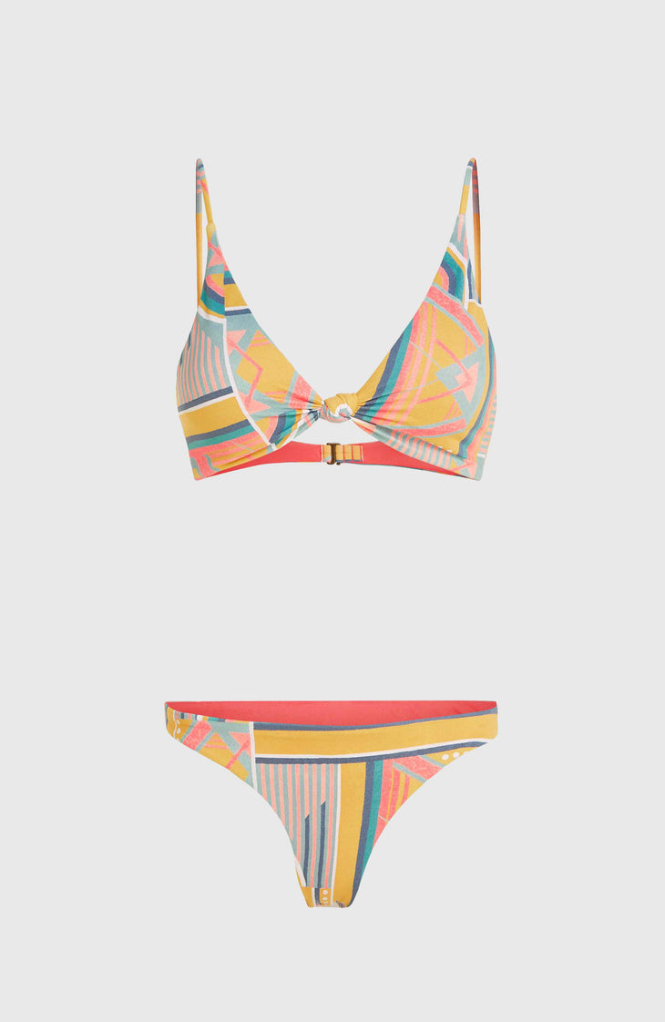 Pismo Flamenco Women Of The Wave Bikini | Yellow Art Geo