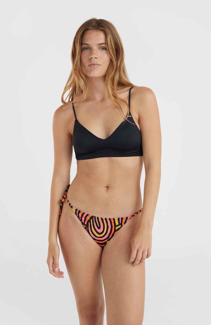 Wave Crop Bikini Top | Black Out