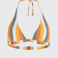 Marga Bikini Top | Orange Multistripe