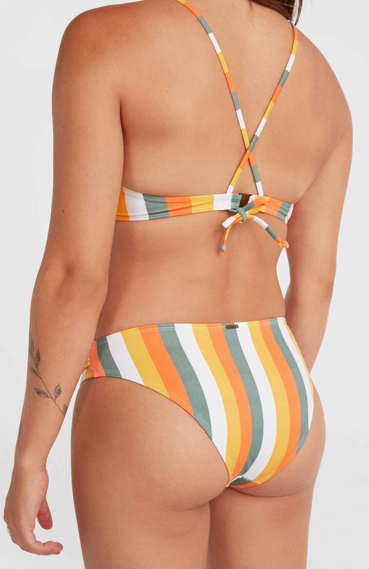 Cruz Bikini Bottoms | Orange Multistripe Cruz Bikini Bottoms | Orange Multistripe