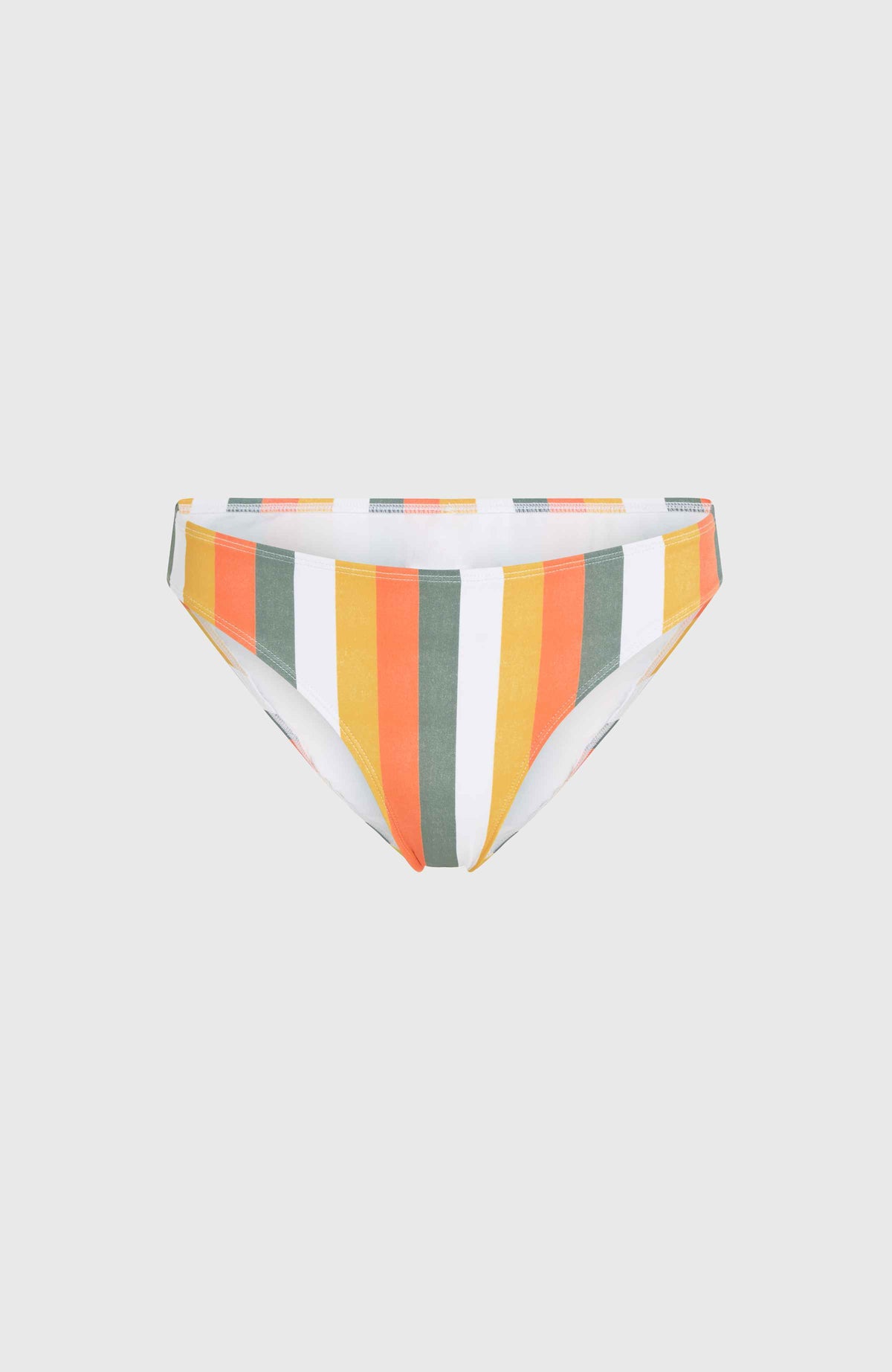 Rita Bikini Bottoms | Orange Multistripe