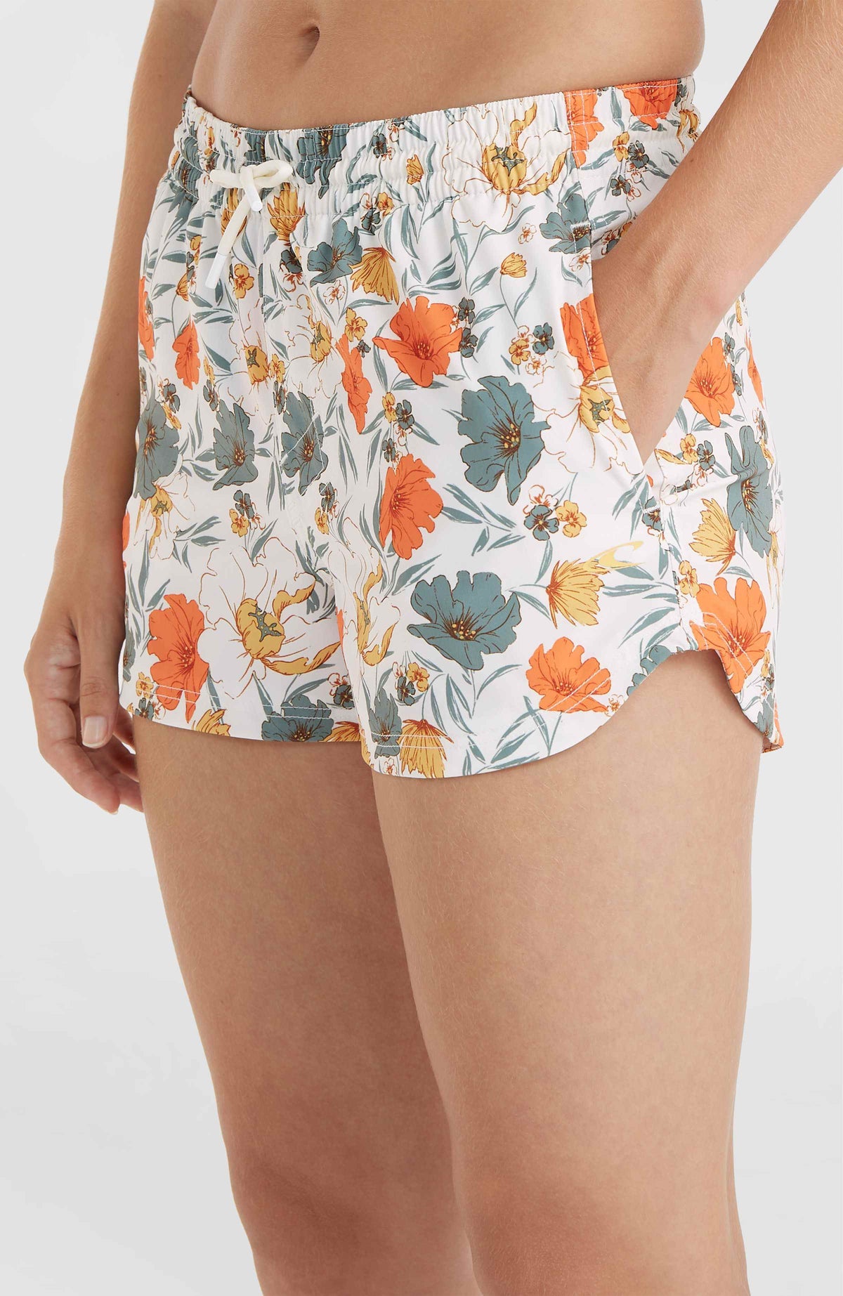 Anglet 11'' Swim Shorts | White Bluemchen