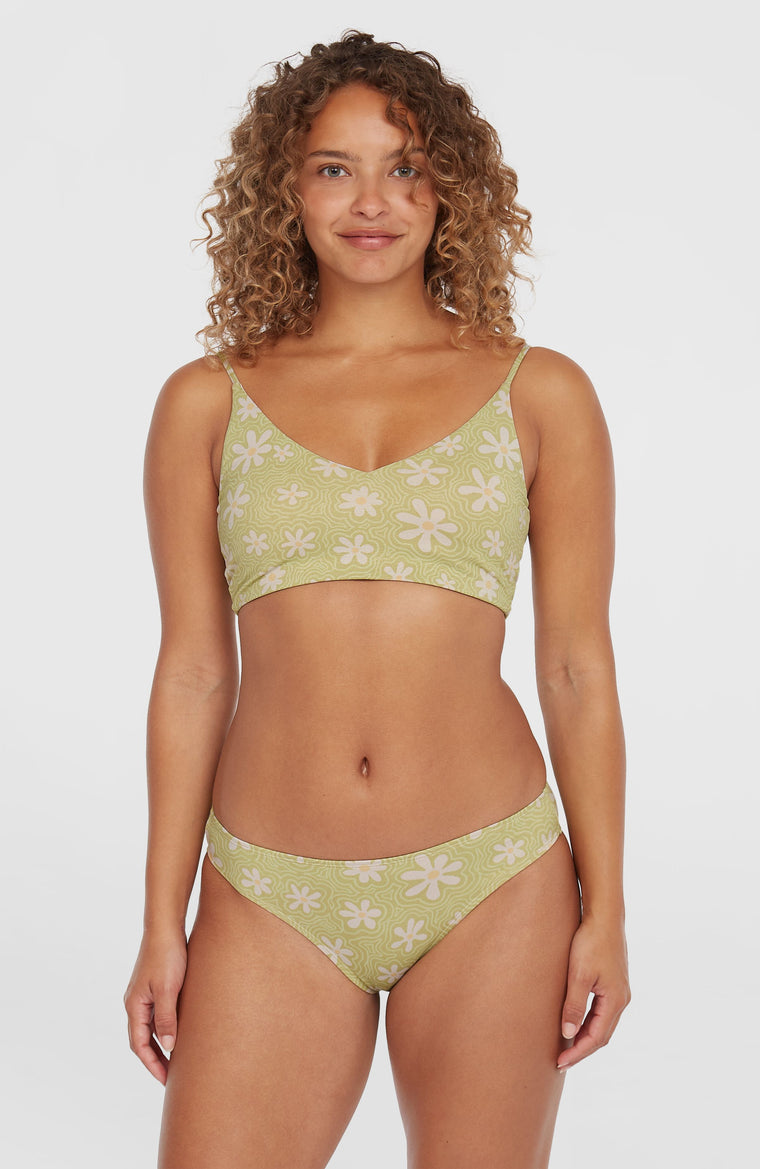 Beach Vintage Midles Rita Bikini Set | Green Daisyline Beach Vintage Midles Rita Bikini Set | Green Daisyline