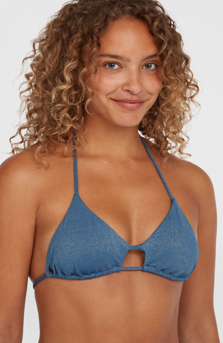 Beach Vintage Madrid Maracas Bikini Set | Copen Blue
