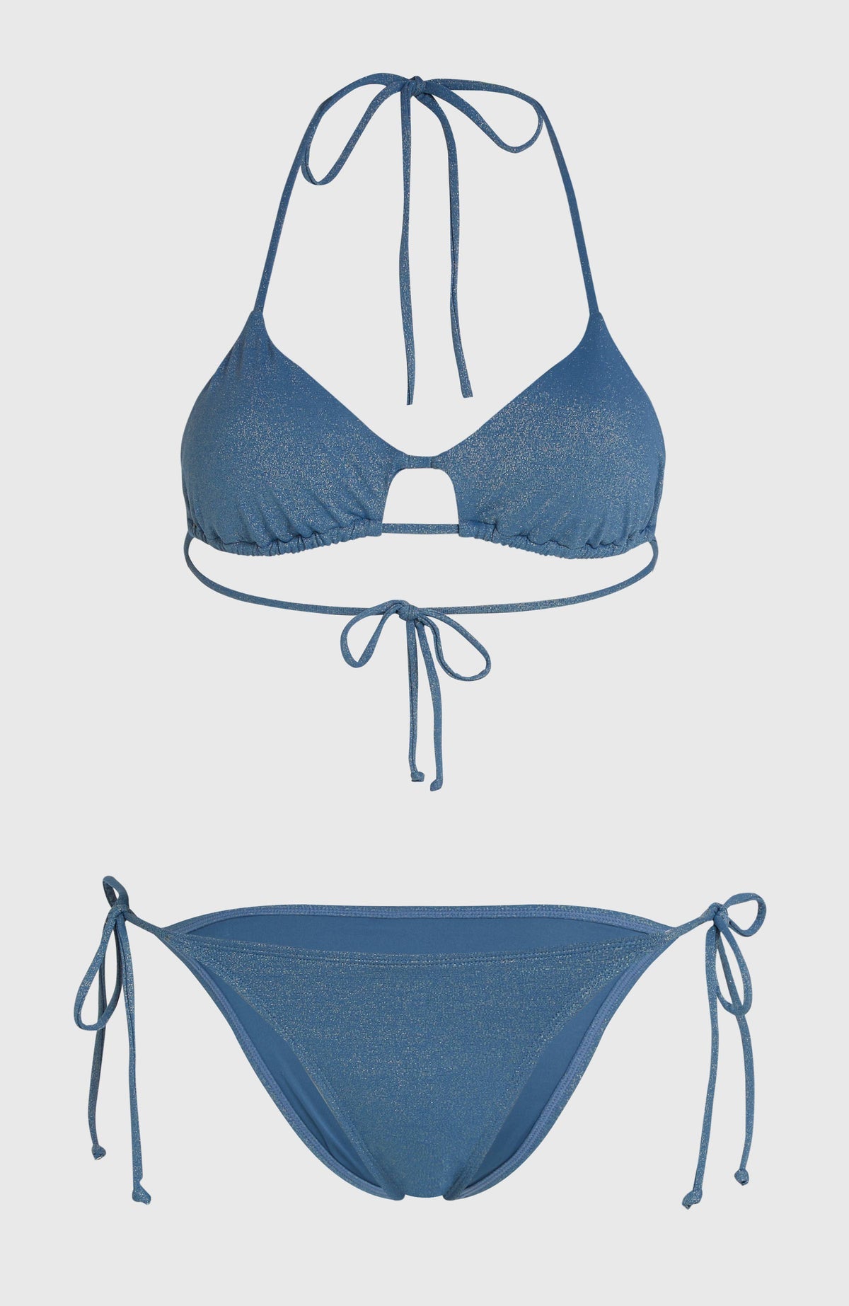 Beach Vintage Madrid Maracas Bikini Set | Copen Blue