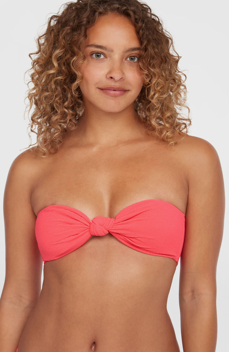 Knot Bandeau Matira Bikini Set | Pink Flamingo