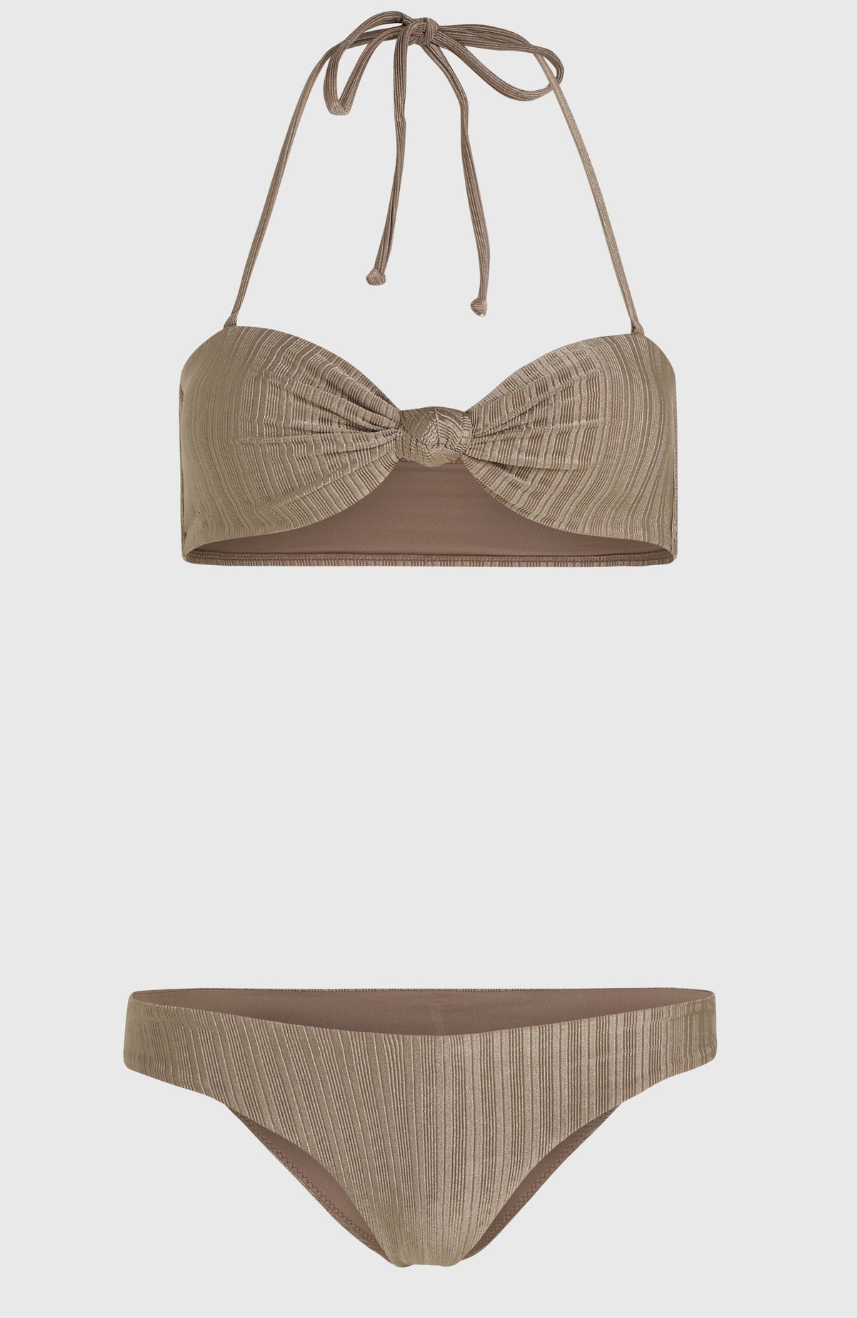 Knot Bandeau Matira Bikini Set | Pure Cashmere