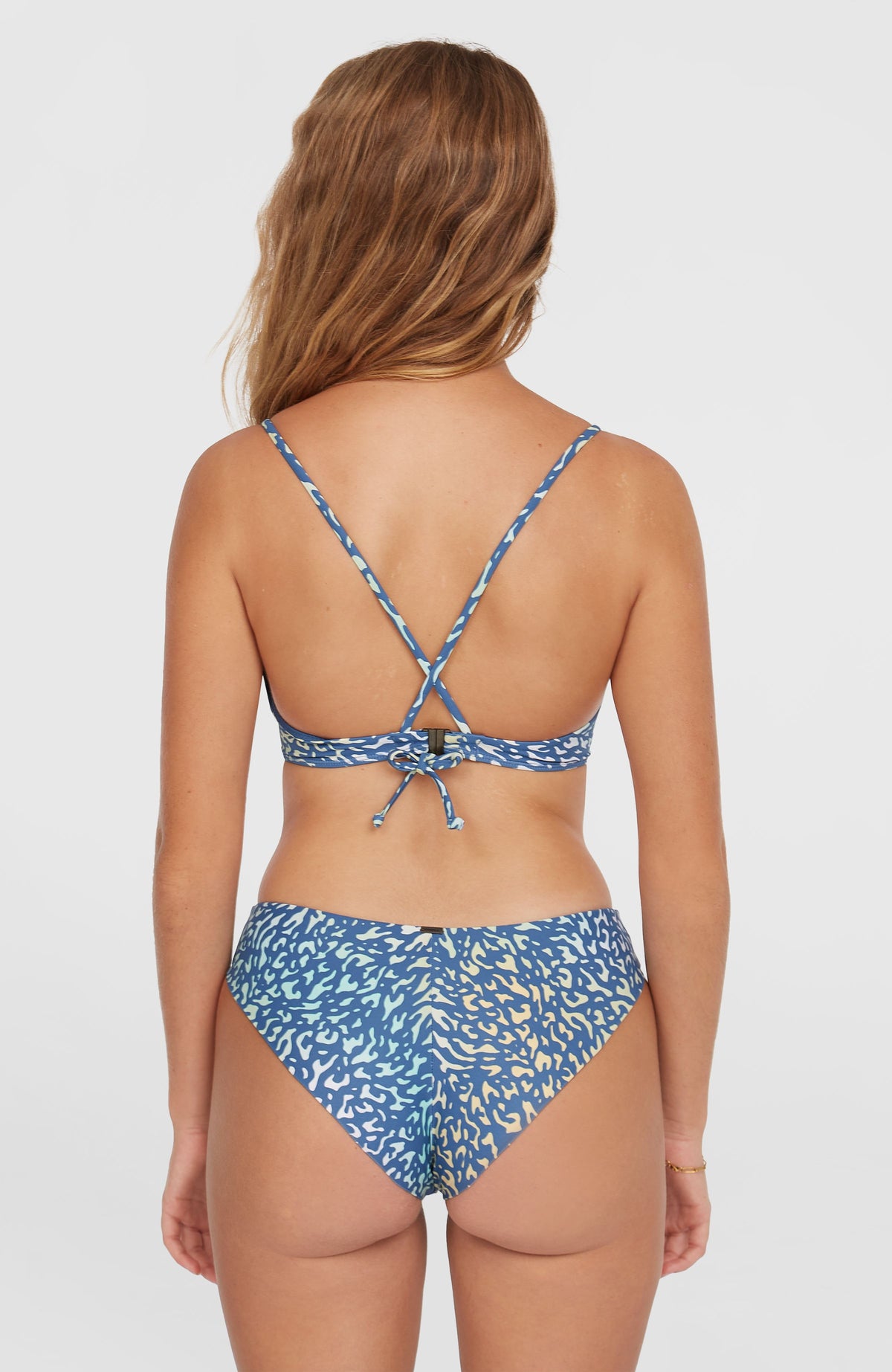 Baay Bikini Top | Yellow Animal Blur