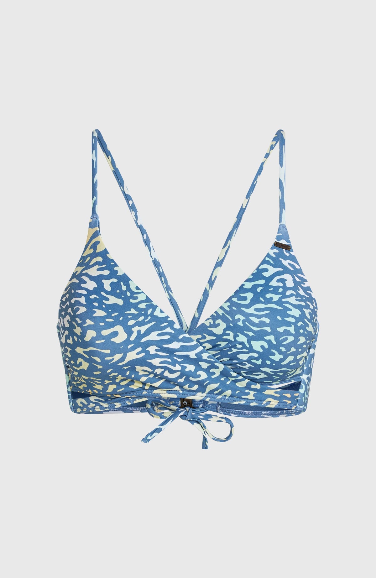 Baay Bikini Top | Yellow Animal Blur