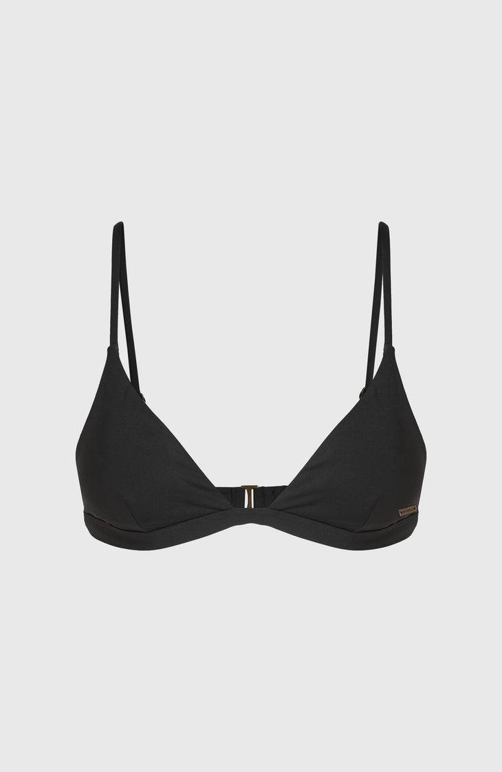 Seaside Tri Bikini Top | Black Out