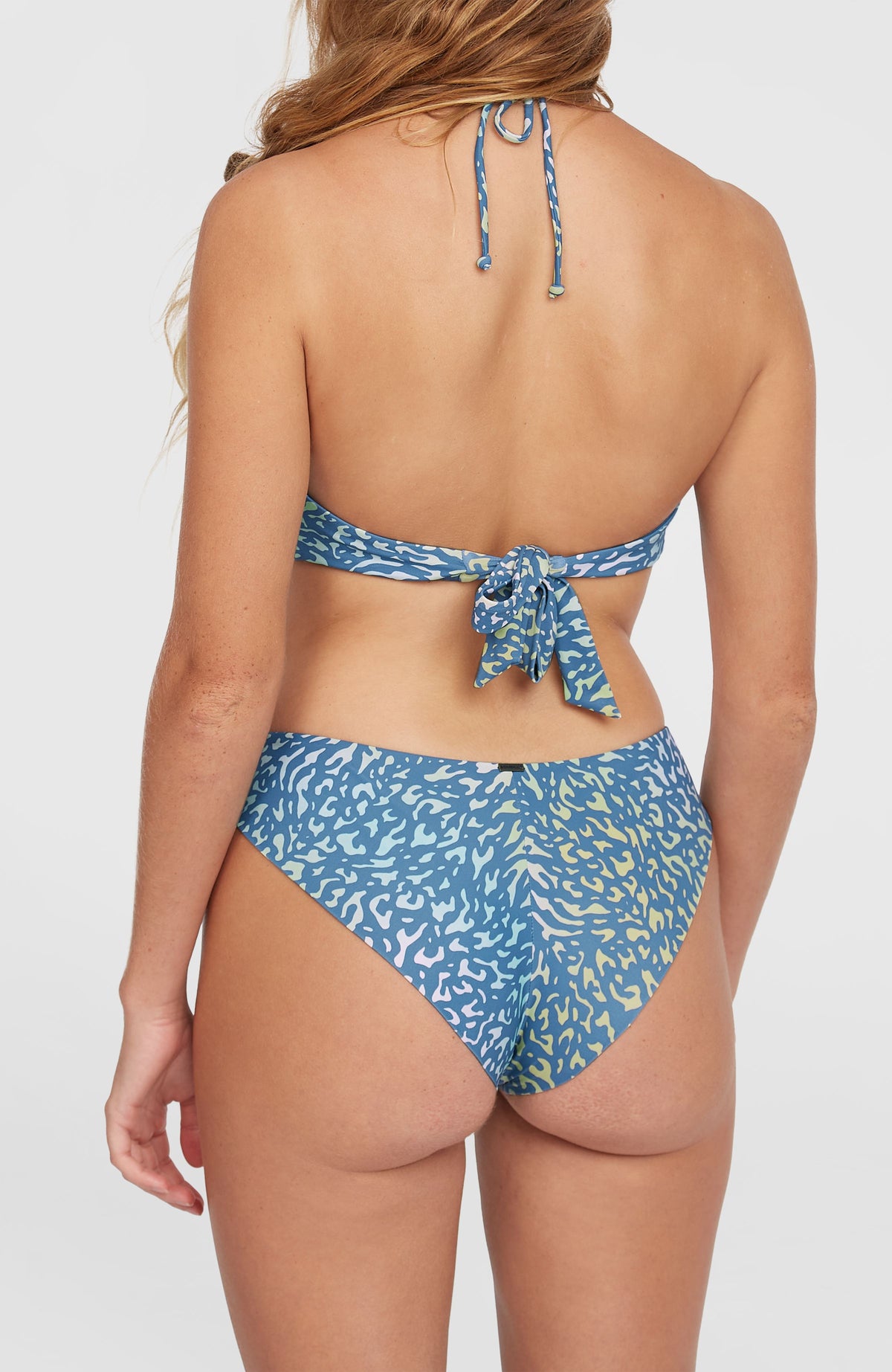 Maoi Bikini Bottoms | Yellow Animal Blur
