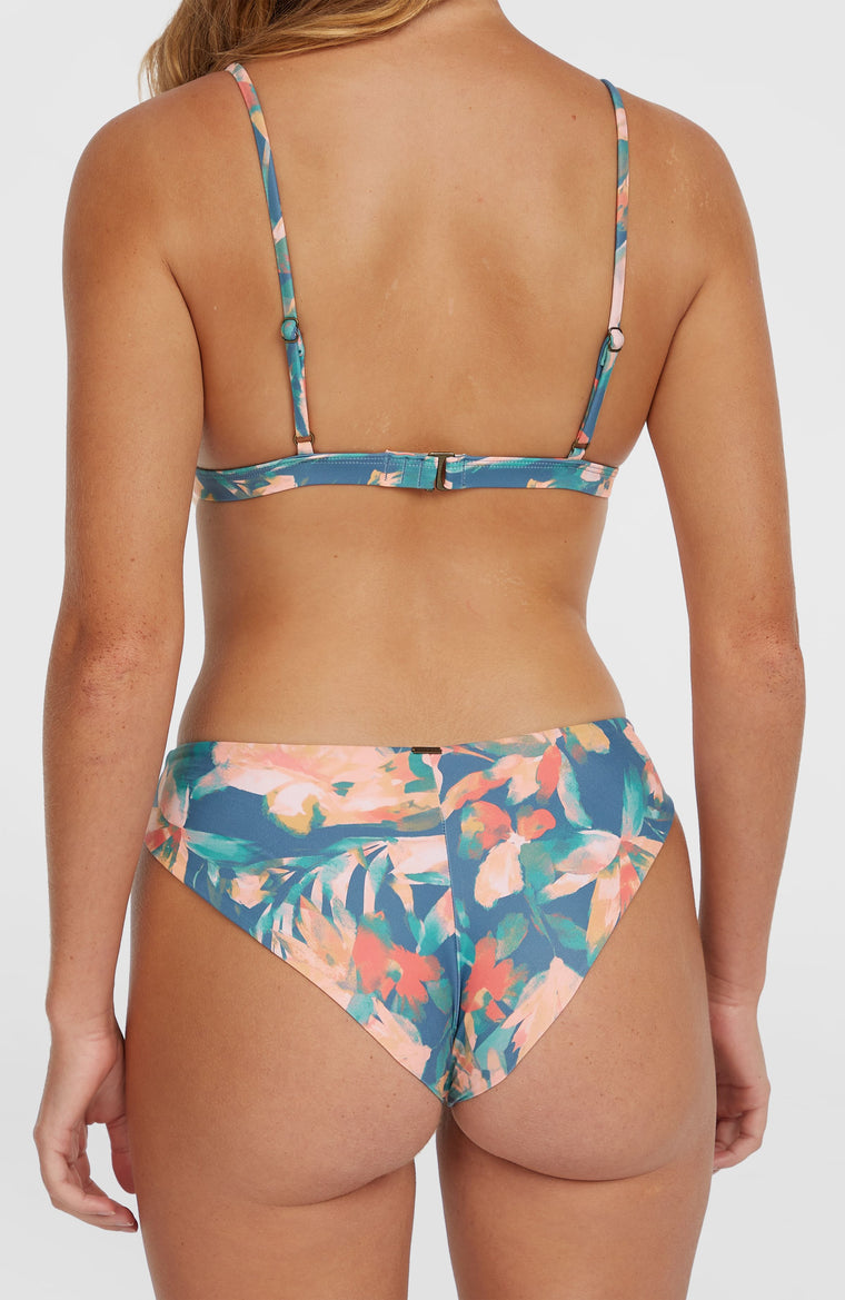 Maoi Bikini Bottoms | Blue Painted Tropics Maoi Bikini Bottoms | Blue Painted Tropics