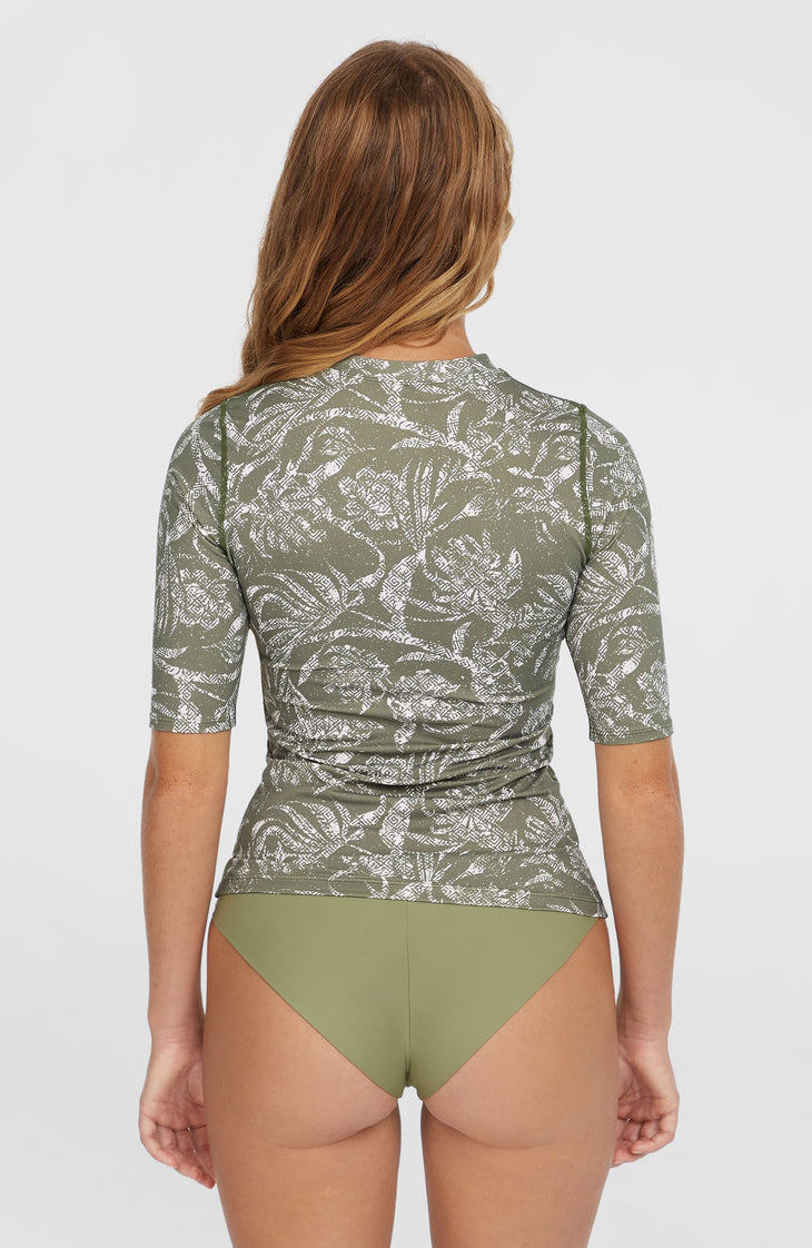 Essentials Short-Sleeve Skin | Green Textured Jungle