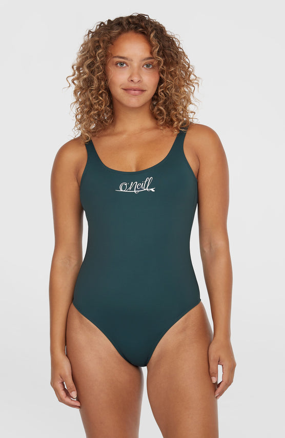 Essentials Script Swimsuit | Alma Steel