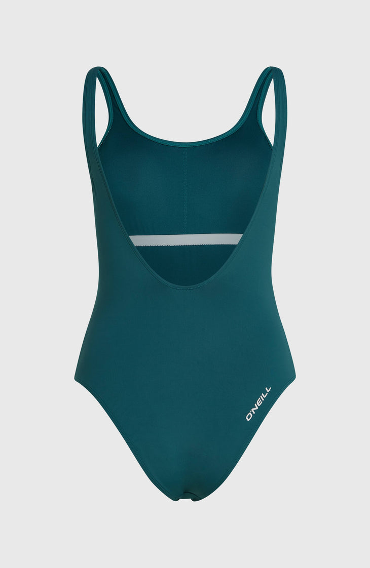 Essentials Script Swimsuit | Botanical Heat