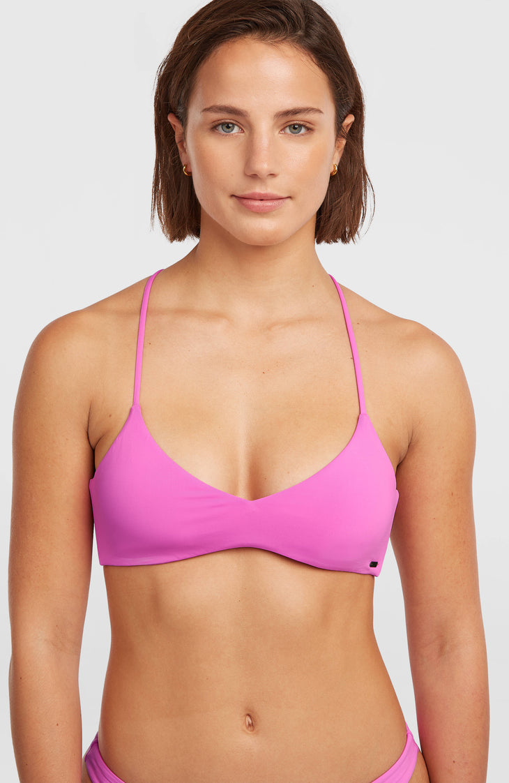 Huntington Bralette Bikini Top | Electric Fuschia