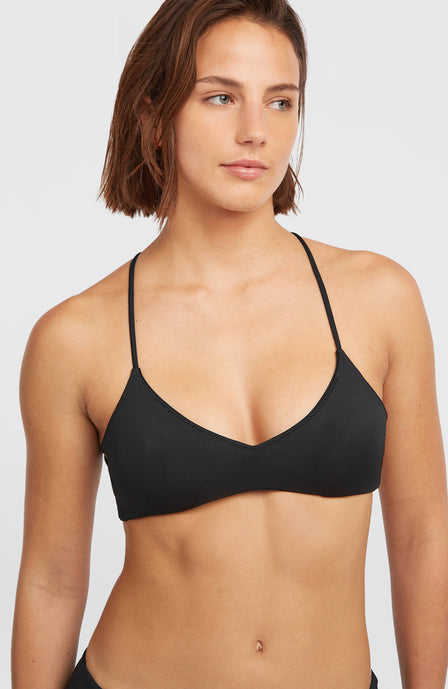 Huntington Bralette Bikini Top | Black Out