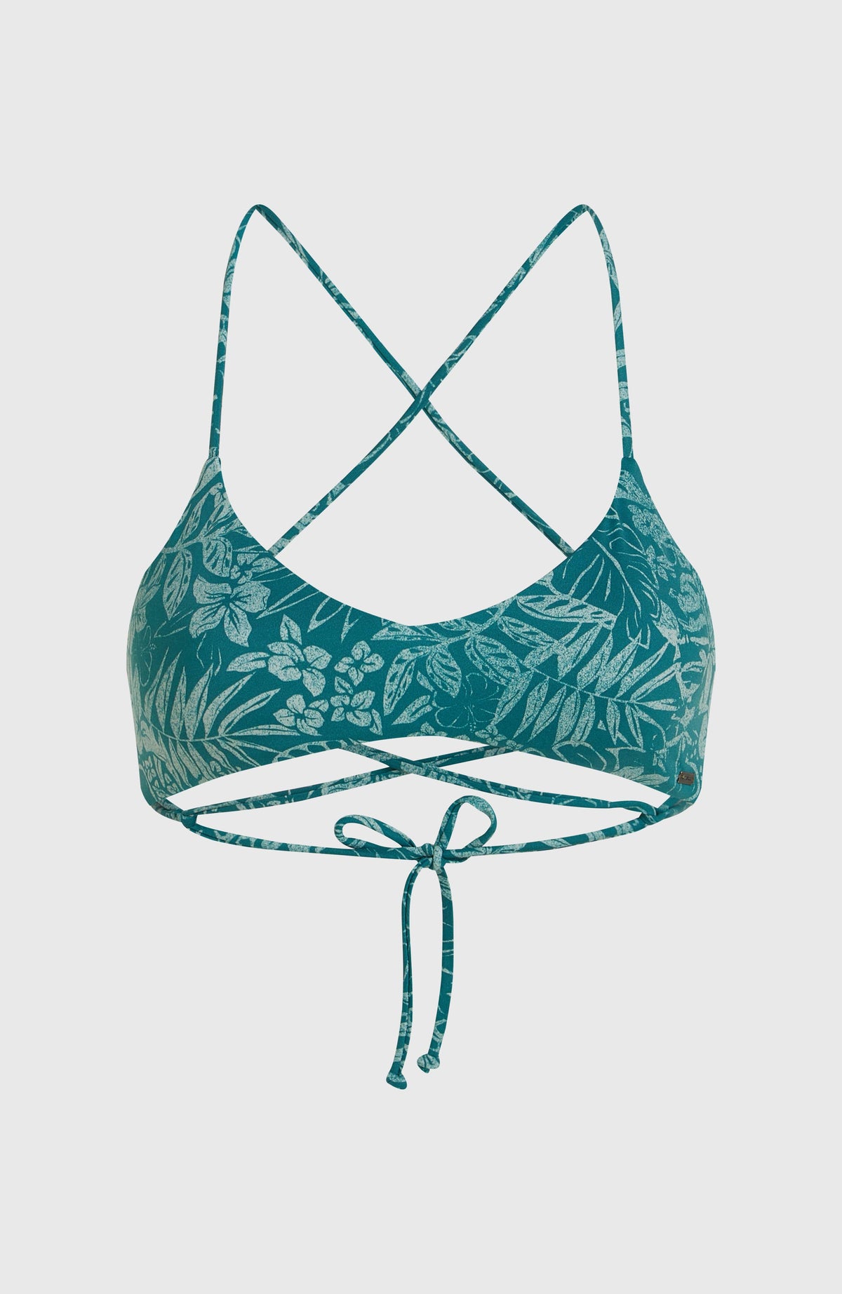 Huntington Bralette Bikini Top | Green Island Sky