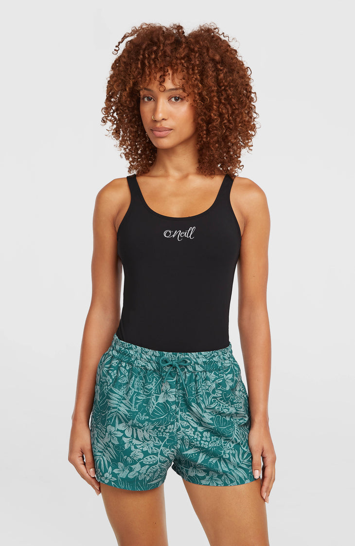 Essentials 12'' All-Over Print Swimshorts | Green Island Sky
