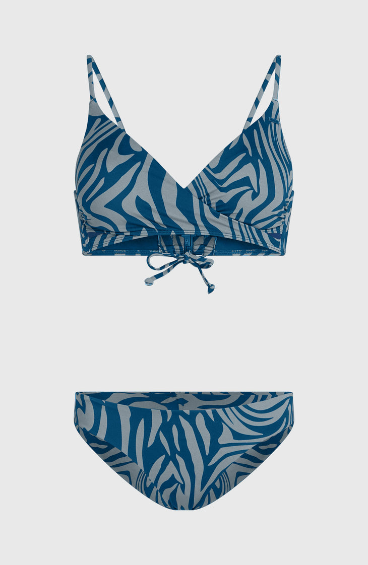 Baay Maoi Bikini Set | Blue Swirl Zebra