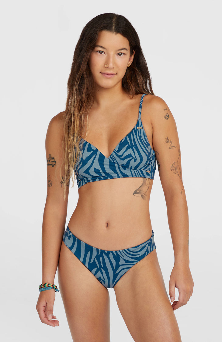 Baay Maoi Bikini Set | Blue Swirl Zebra