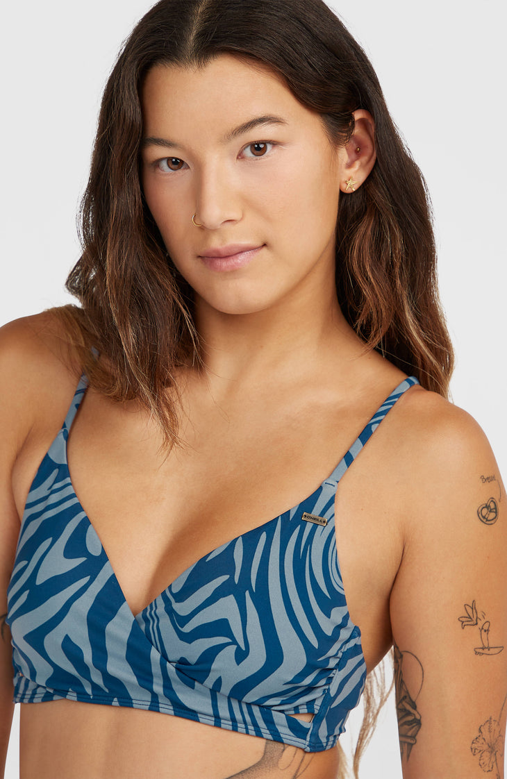 Baay Maoi Bikini Set | Blue Swirl Zebra