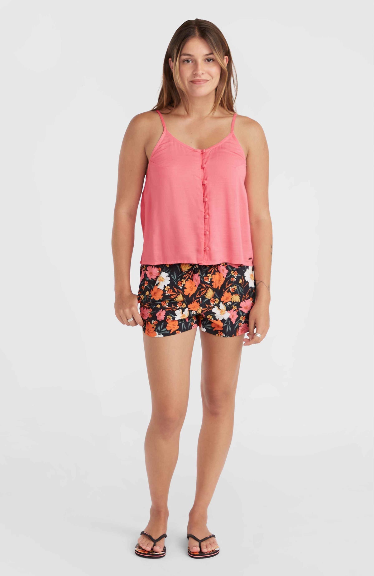 Tiare Woven Tank Top | Perfectly Pink