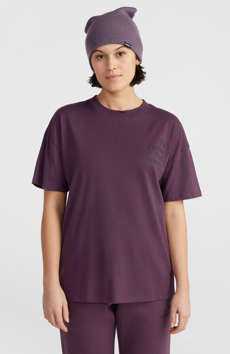 Future Surf Society T-Shirt | Aubergine Future Surf Society T-Shirt | Aubergine