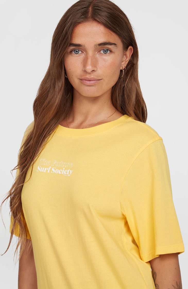 Future Surf Society T-Shirt | Tender Buttercup