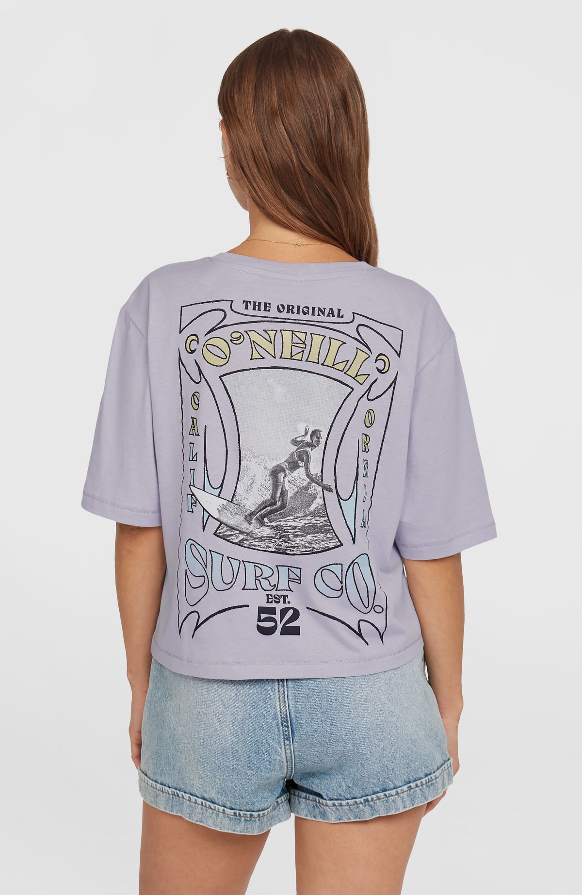 Summer Musthaves Back Print T-Shirt | Purple Gleam